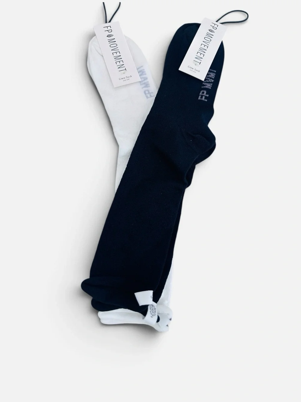 NWT Free People Crew Sock in White